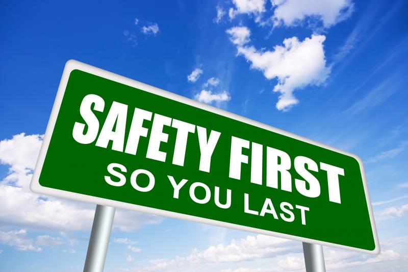 Safety first slogan