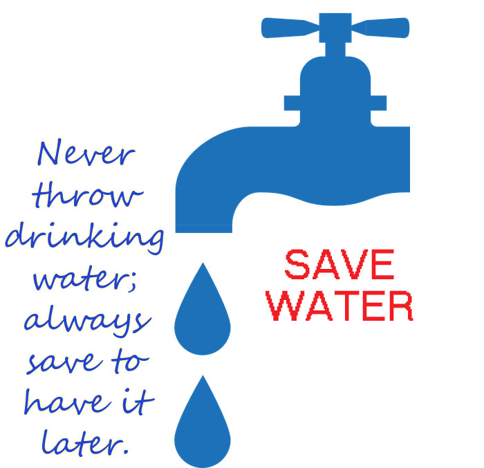 Save water 11