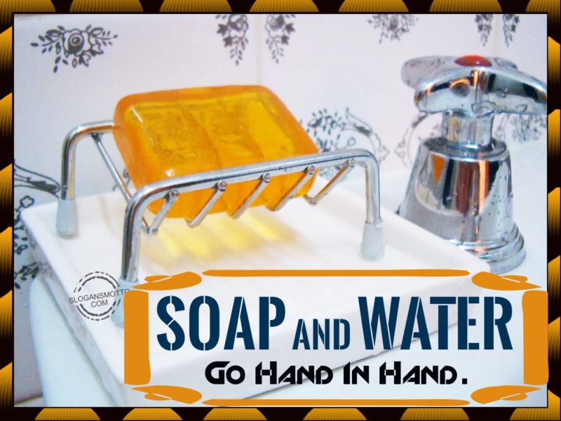 Soap-and-water-go-hand-in-hand