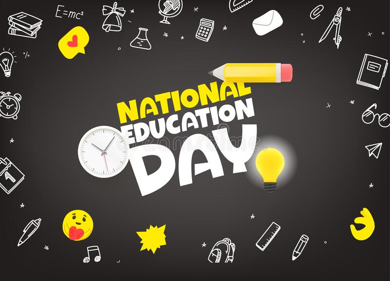 National Education Day Greeting Card 