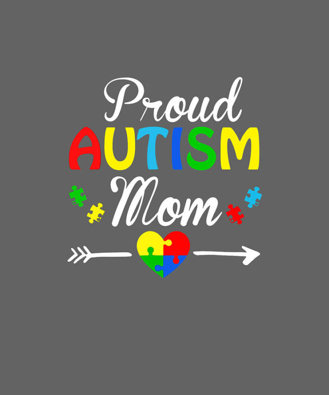Autism Awareness 2020 Gifts Proud Autism Mom Puzzle Heart Tshirt Julie Hurst