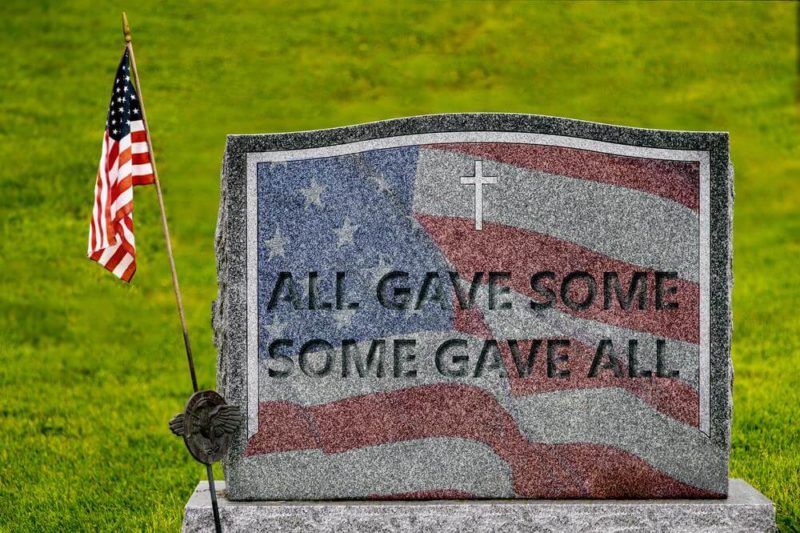 Memorial Day Grave Decorations