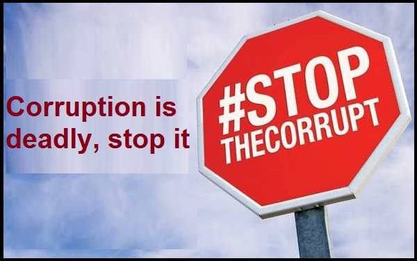 stop corruption slogans